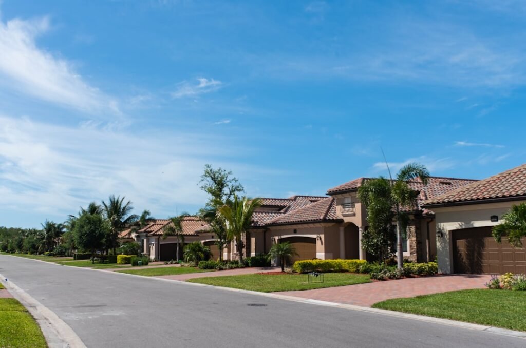 Suburban residential street representing a 15-year versus 30-year mortgage decision