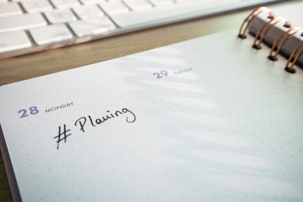 Desk planner representing common date calculation mistakes